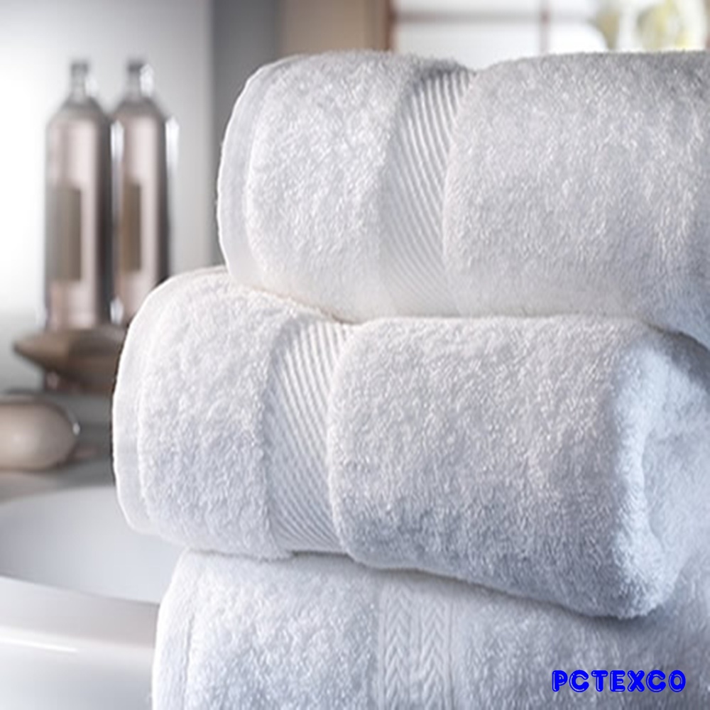 Khăn tắm cotton trắng 80x160