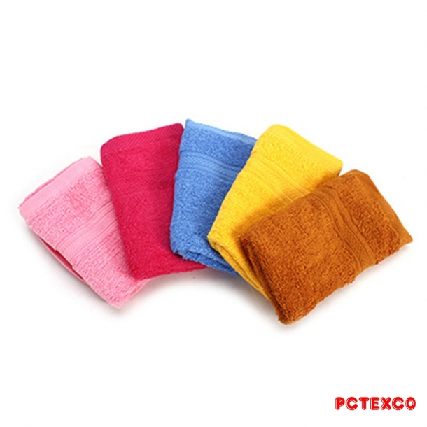 Khăn mặt cotton màu